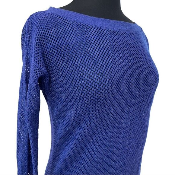 VS Moda International Open Knit Tunic Top Sz M - Picture 5 of 12